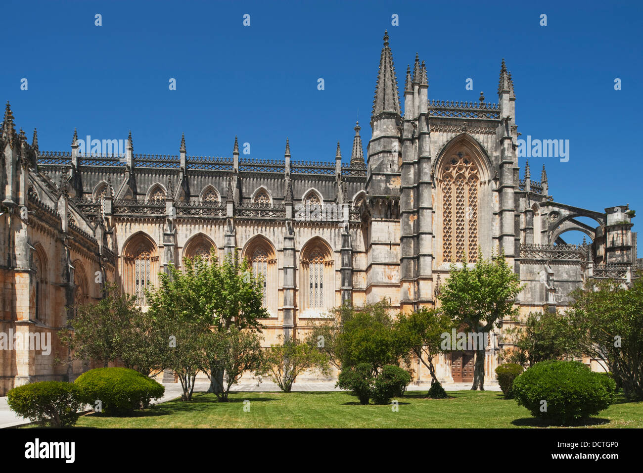 14Th Century Monastery Of Santa Maria Of Victoria, (Battle Abbey); Batalha, Estremadura And Ribatejo, Portugal Stock Photo