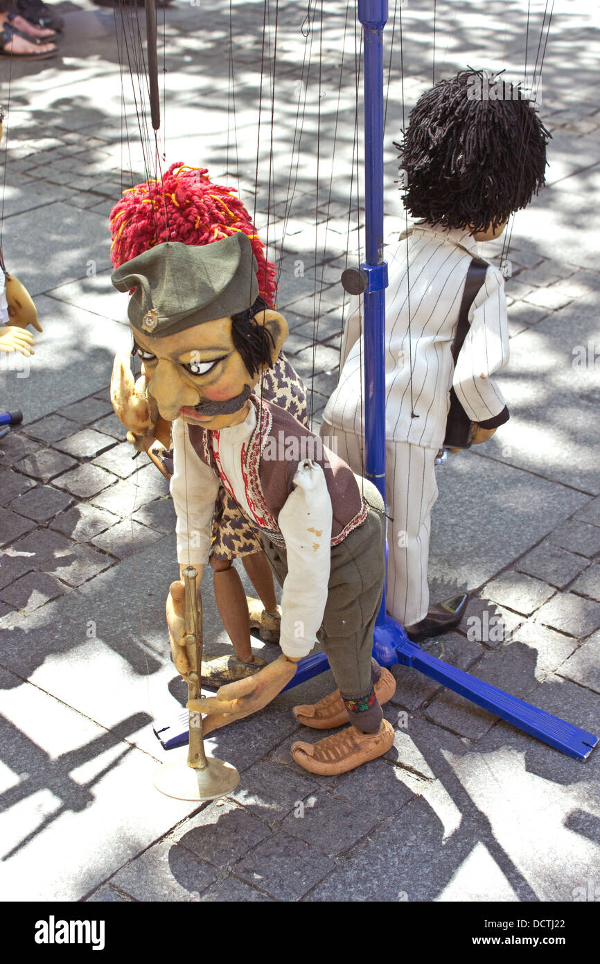Puppets on string Stock Photo Alamy