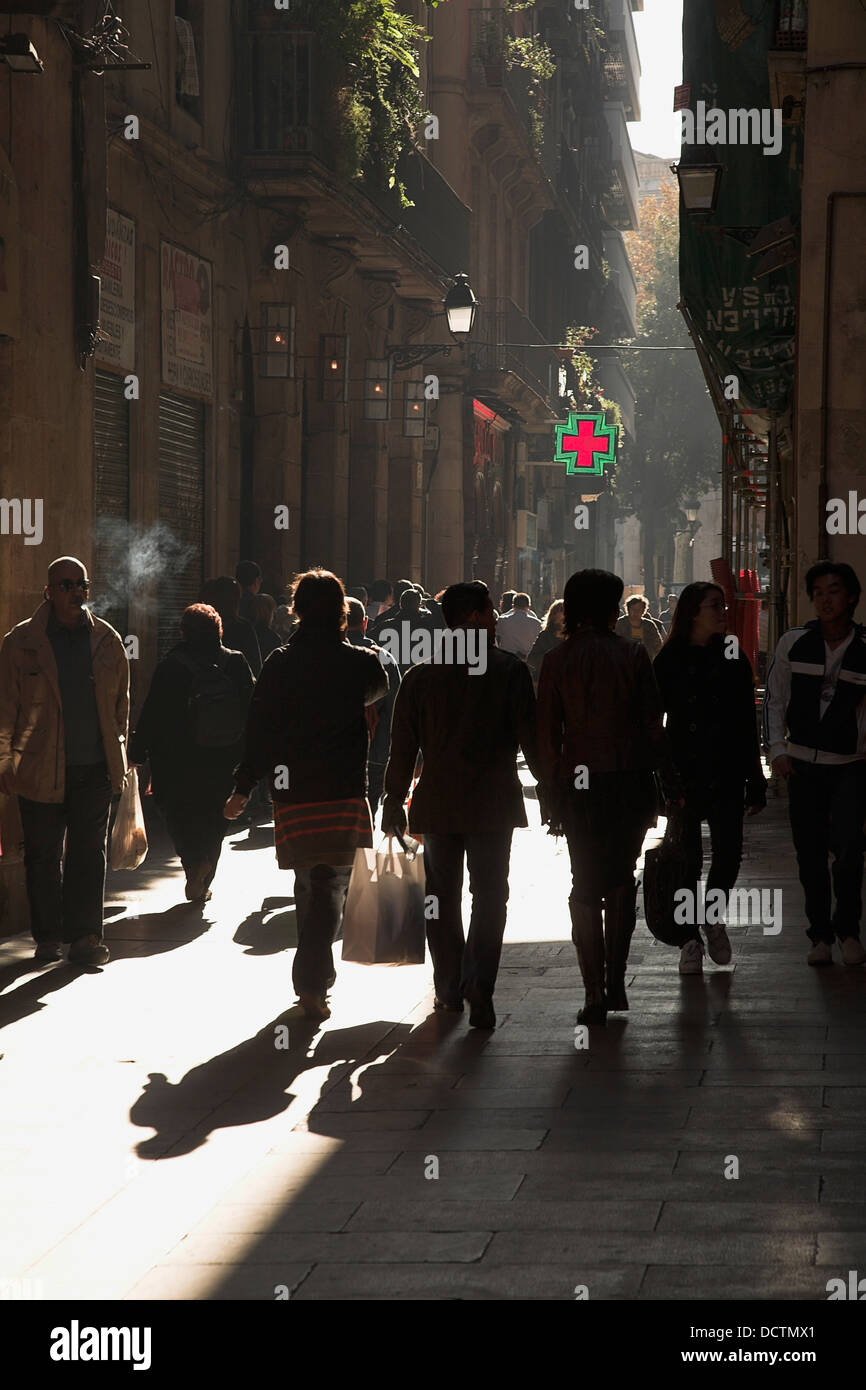Walking street in barcelona hi-res stock photography and images - Alamy