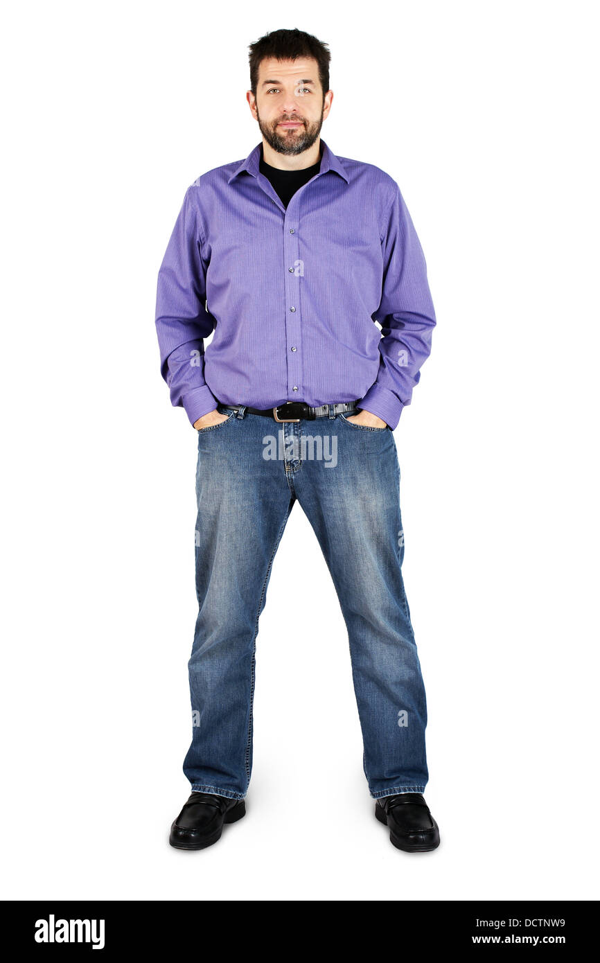 Average man full body hi-res stock photography and images - Alamy
