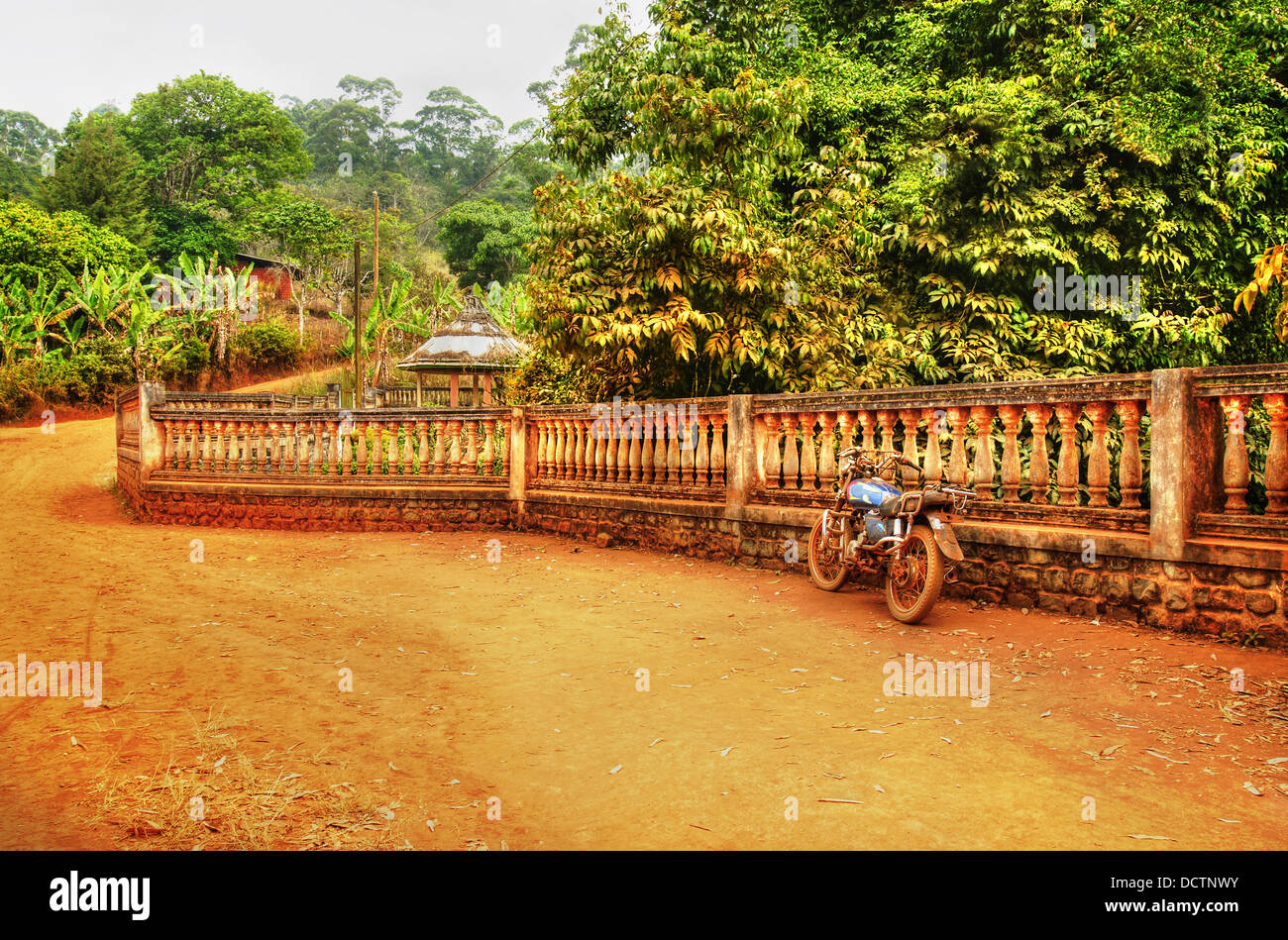 Old motorcycle landscape Stock Photo - Alamy