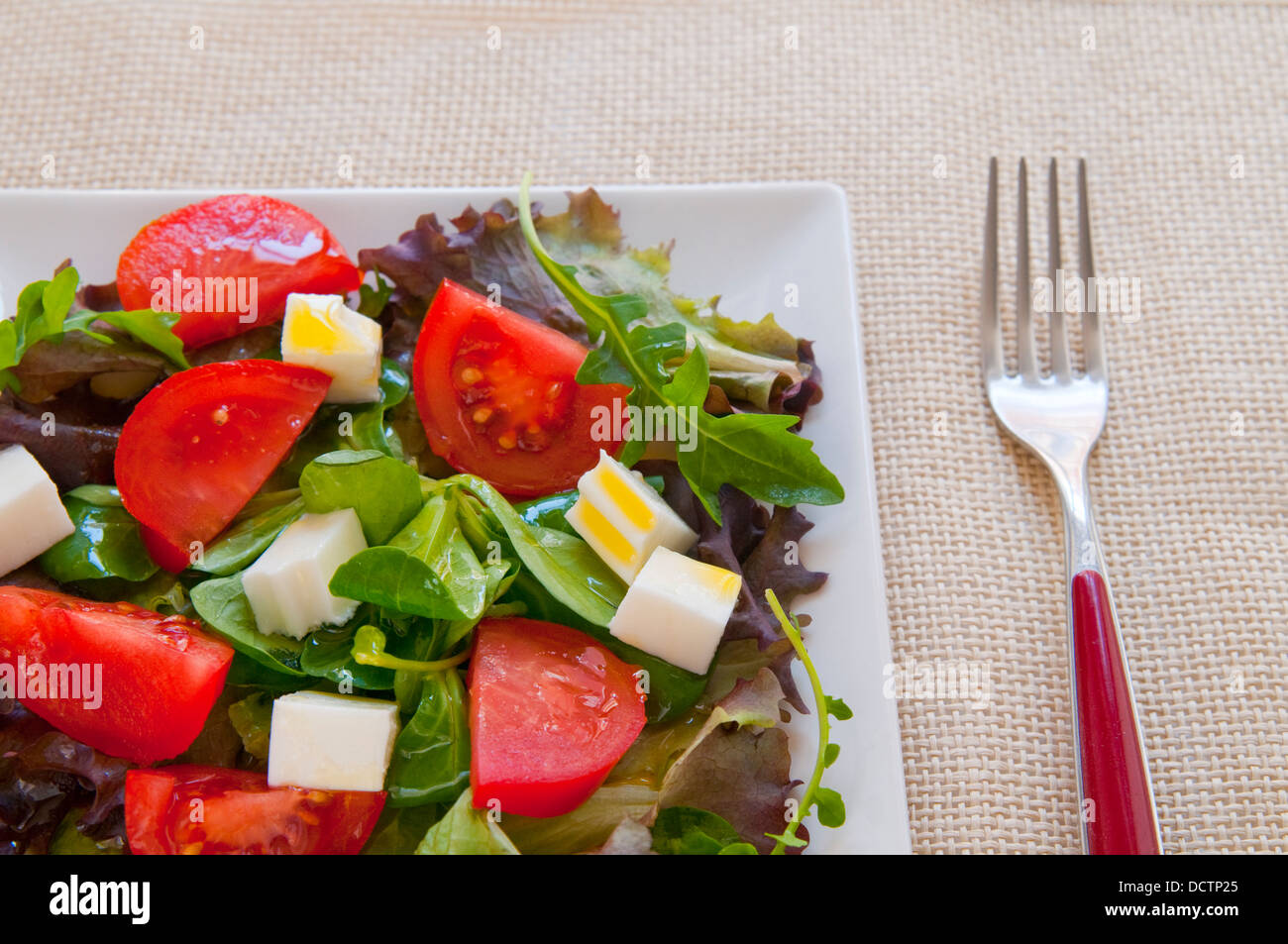Salad, close view. Stock Photo