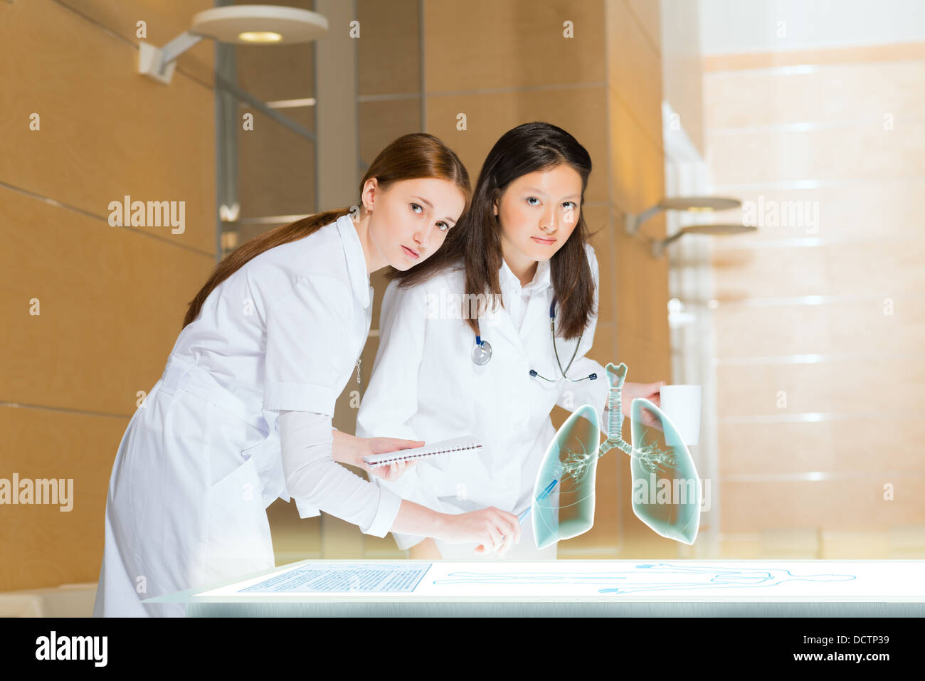modern medical research Stock Photo