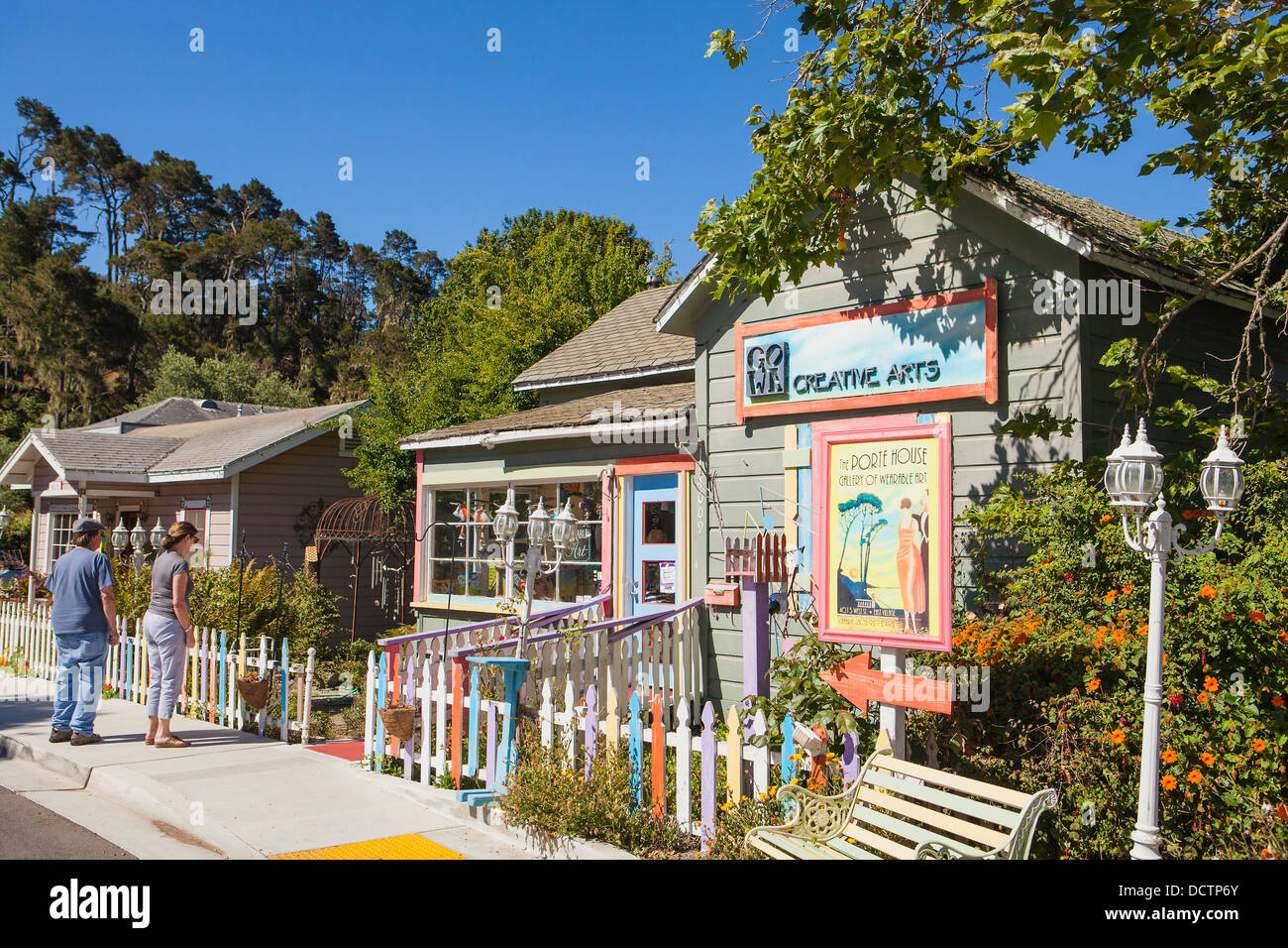 GOWA Creative Arts, Cambria, California, United States of America Stock