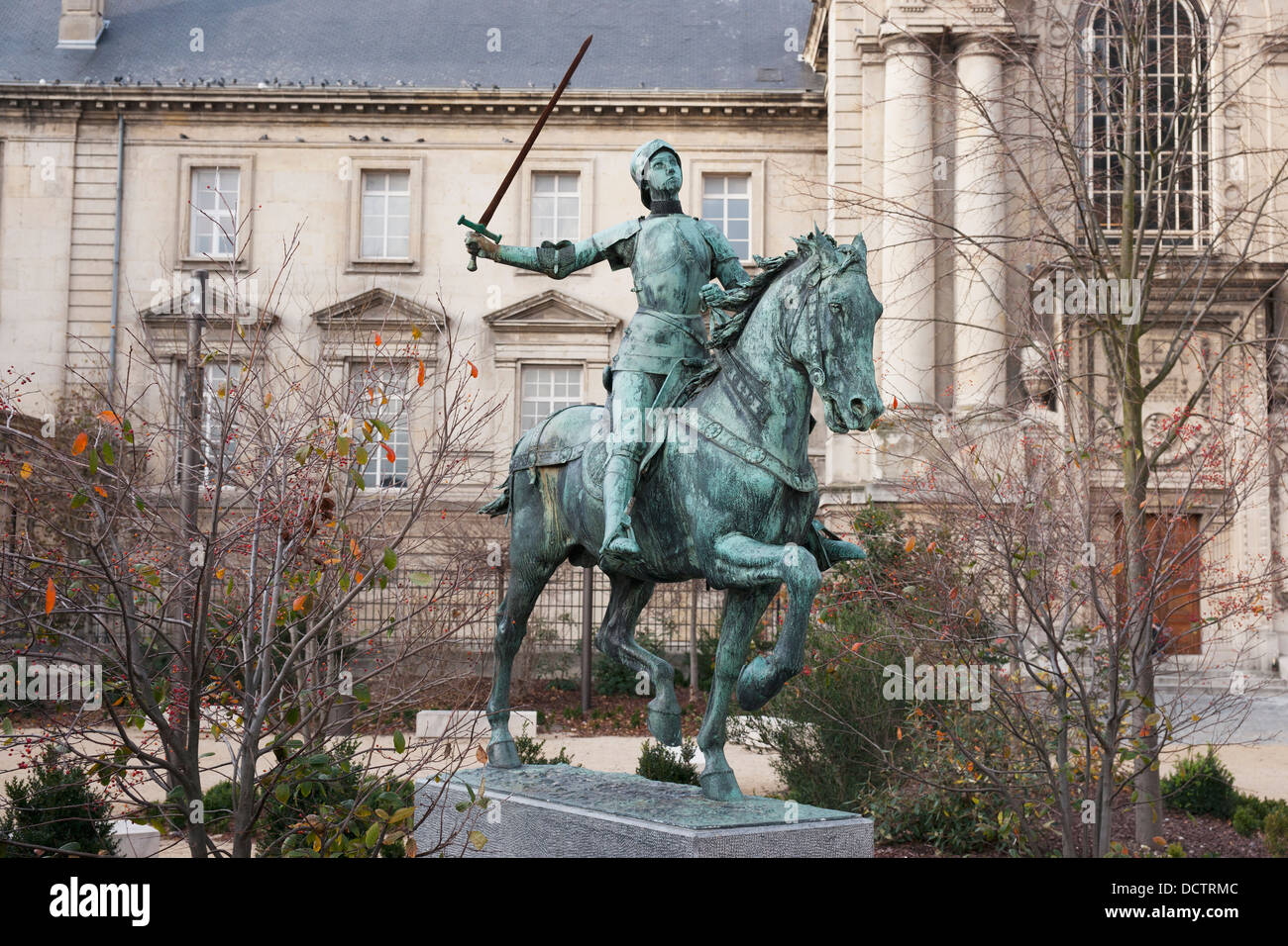 Statue Of Joan Of Arc; Reims, France Stock Photo Alamy