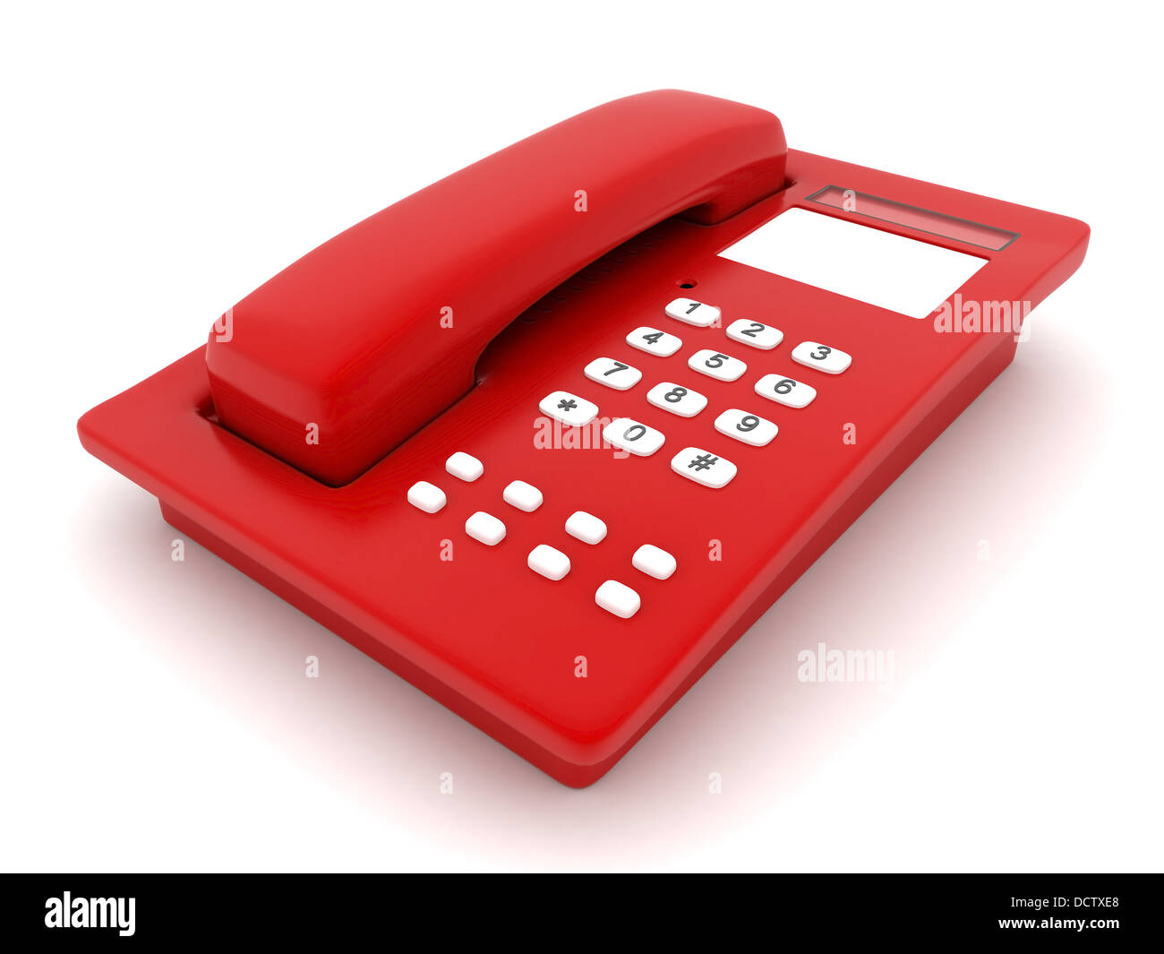 red phone Stock Photo