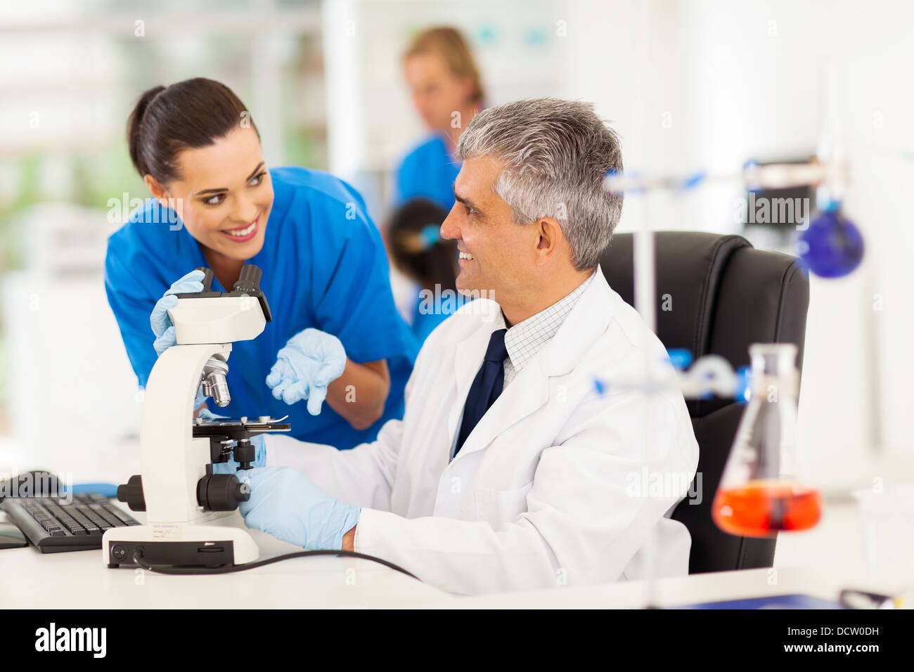 Microscope lab group hires stock photography and images Alamy