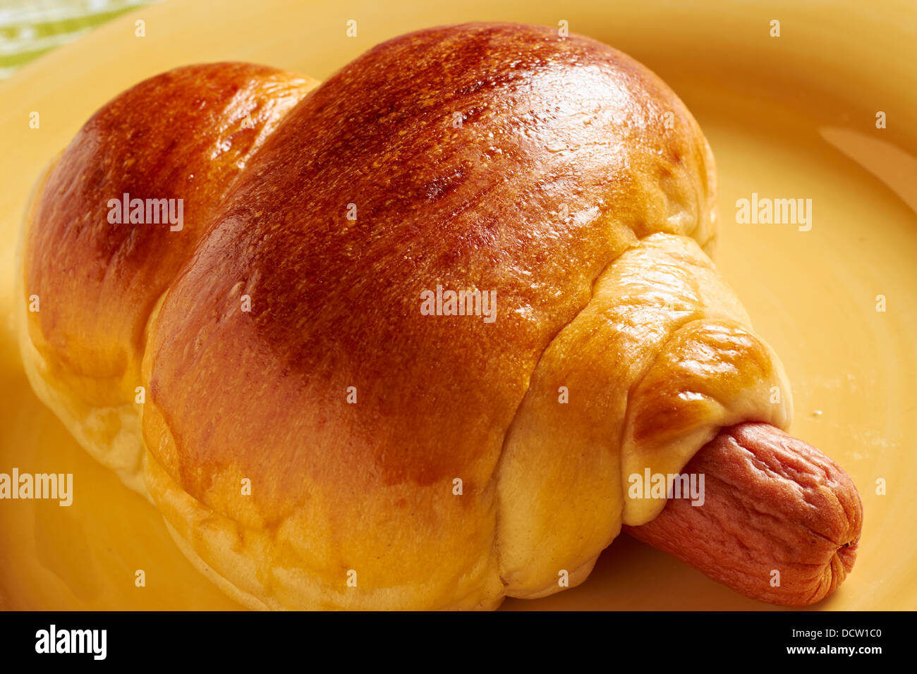 Chinese Hot Dog Bun Stock Photo Alamy