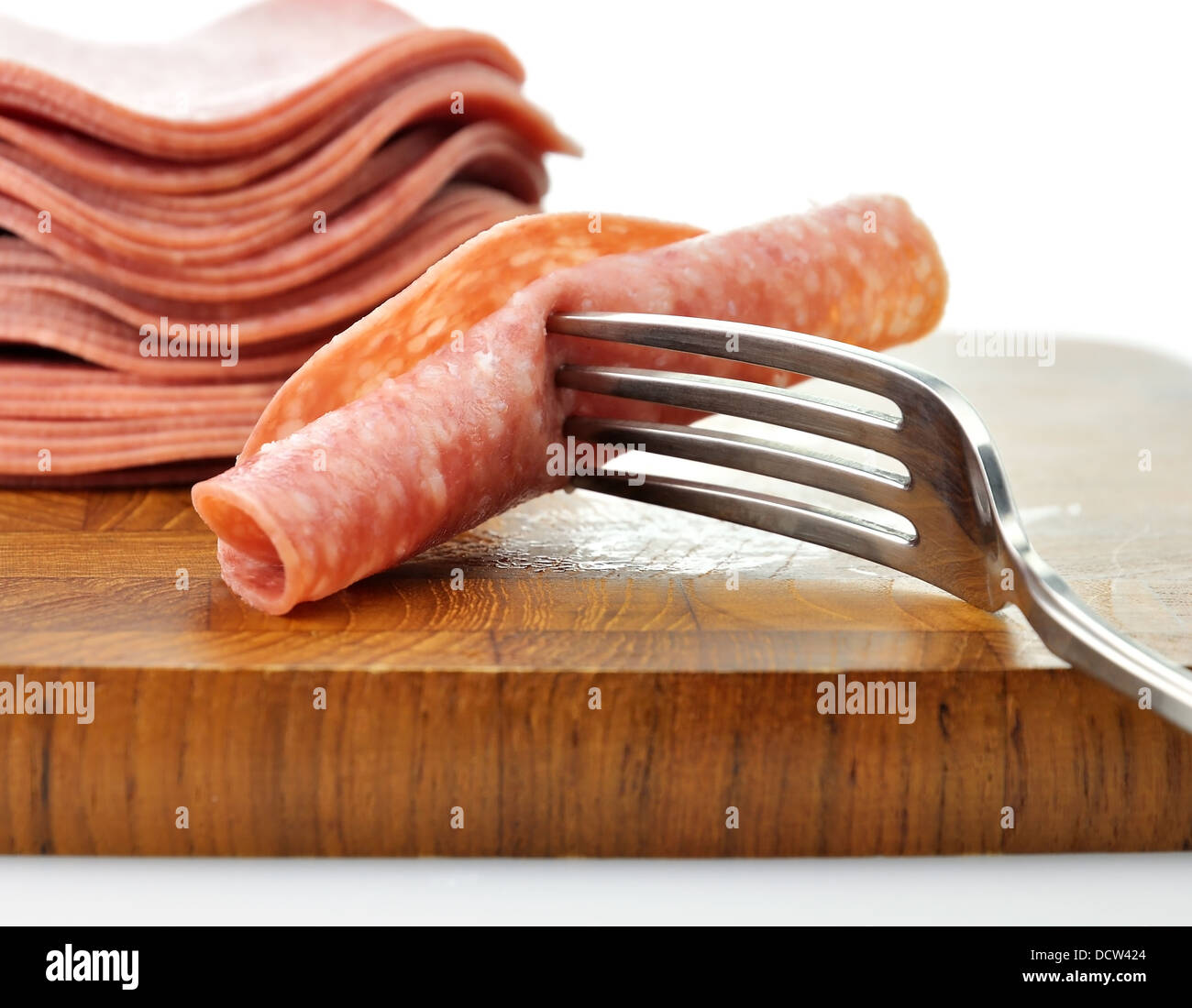 salami Stock Photo Alamy