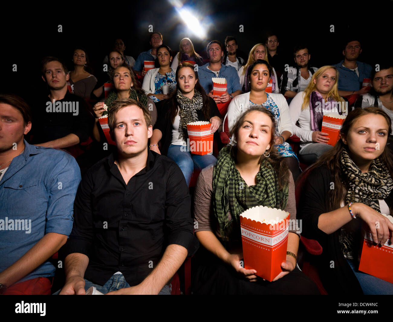 People at the cinema Stock Photo - Alamy