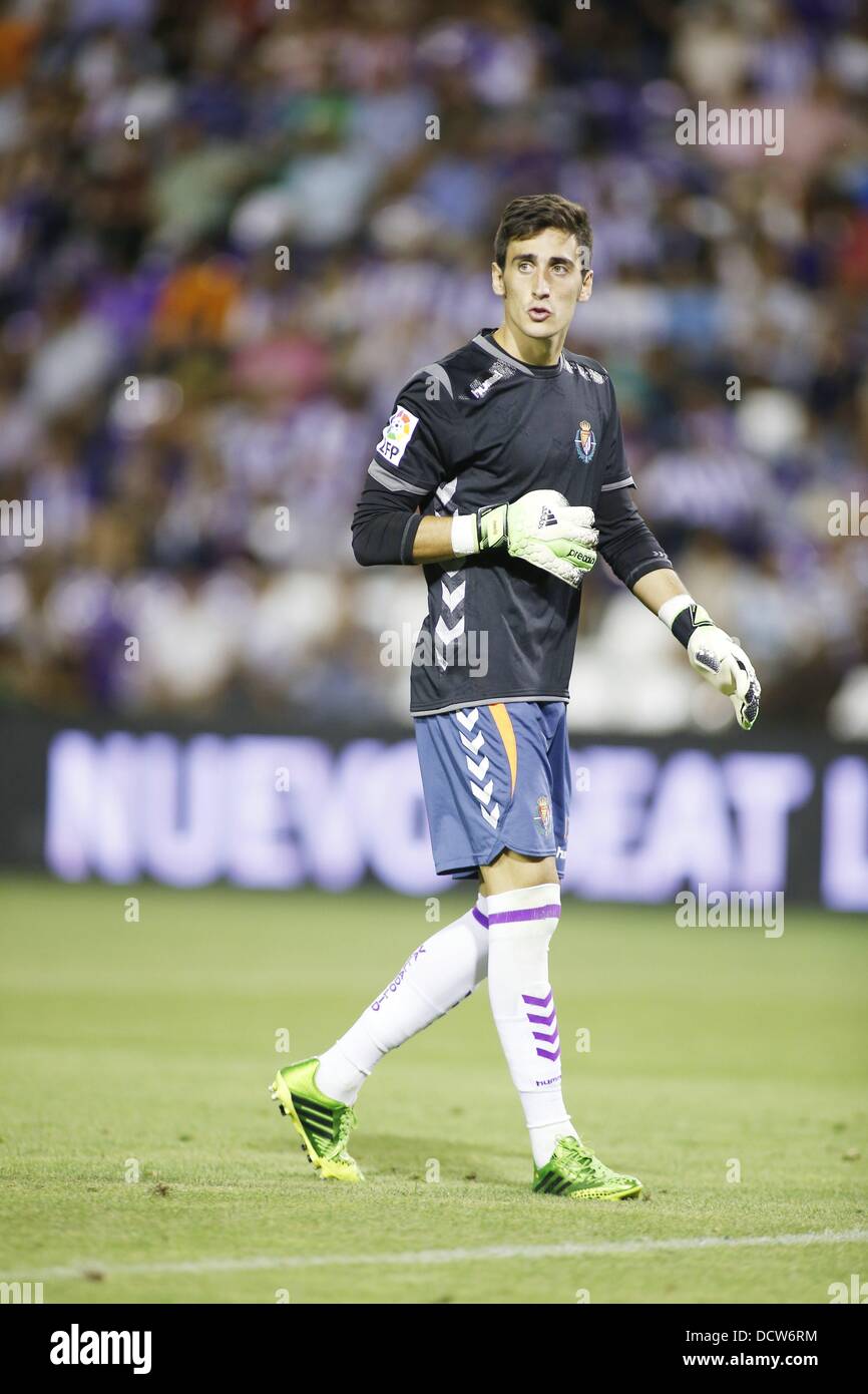 Diego Marino (Valladolid), AUGUST 17, 2013 - Football / Soccer : Spanish 'Liga Espanola' match between Valladolid and Athletic Bilbao at the Jose Zorrilla Stadium in Valladolid, Spain. (Photo by AFLO) Stock Photo