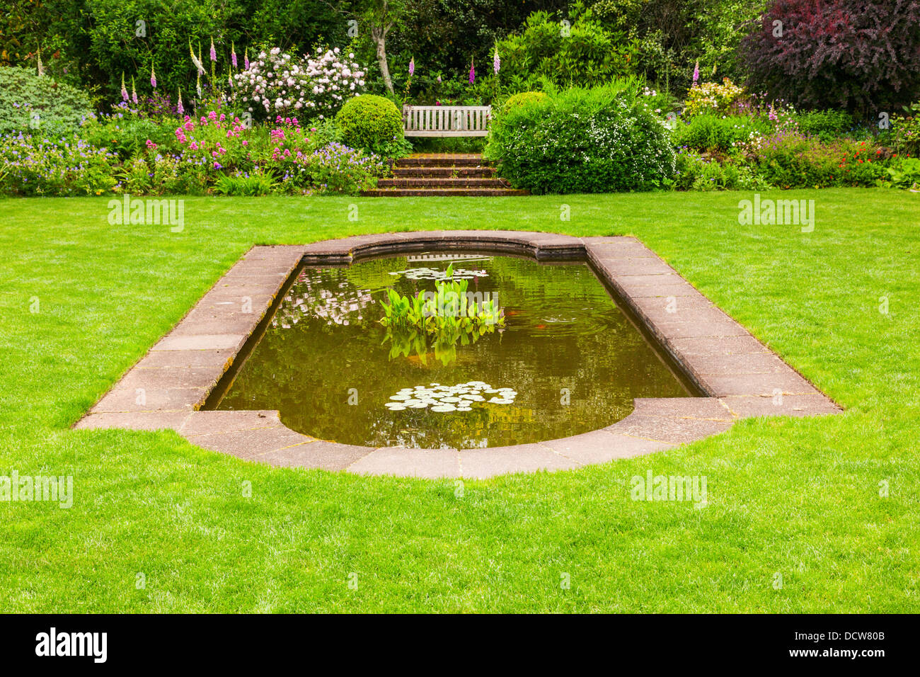 English Flower Garden, Hamilton Gardens, Hamilton, Waikato, New Zealand
