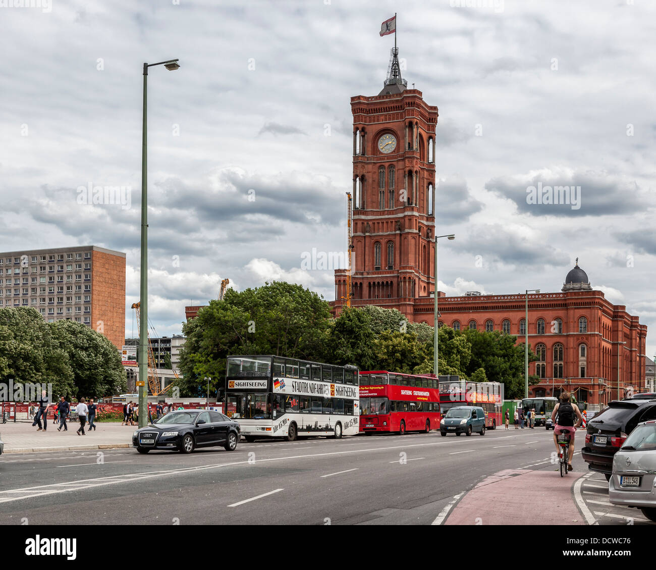 Rotes Rathaus, Red Town Hall houses offices of Mayor and Senate of ...