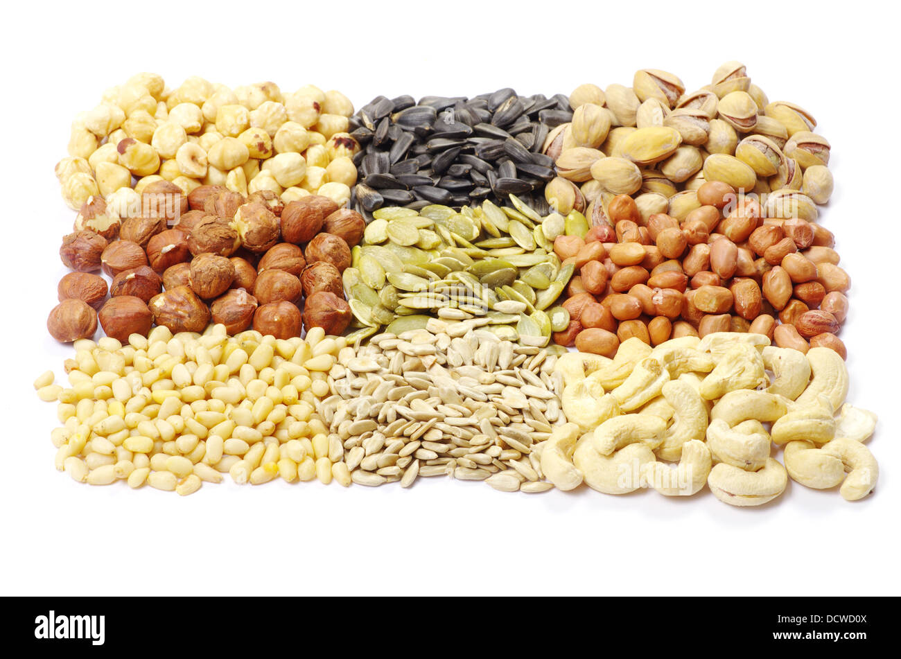 oil seeds and nuts Stock Photo Alamy