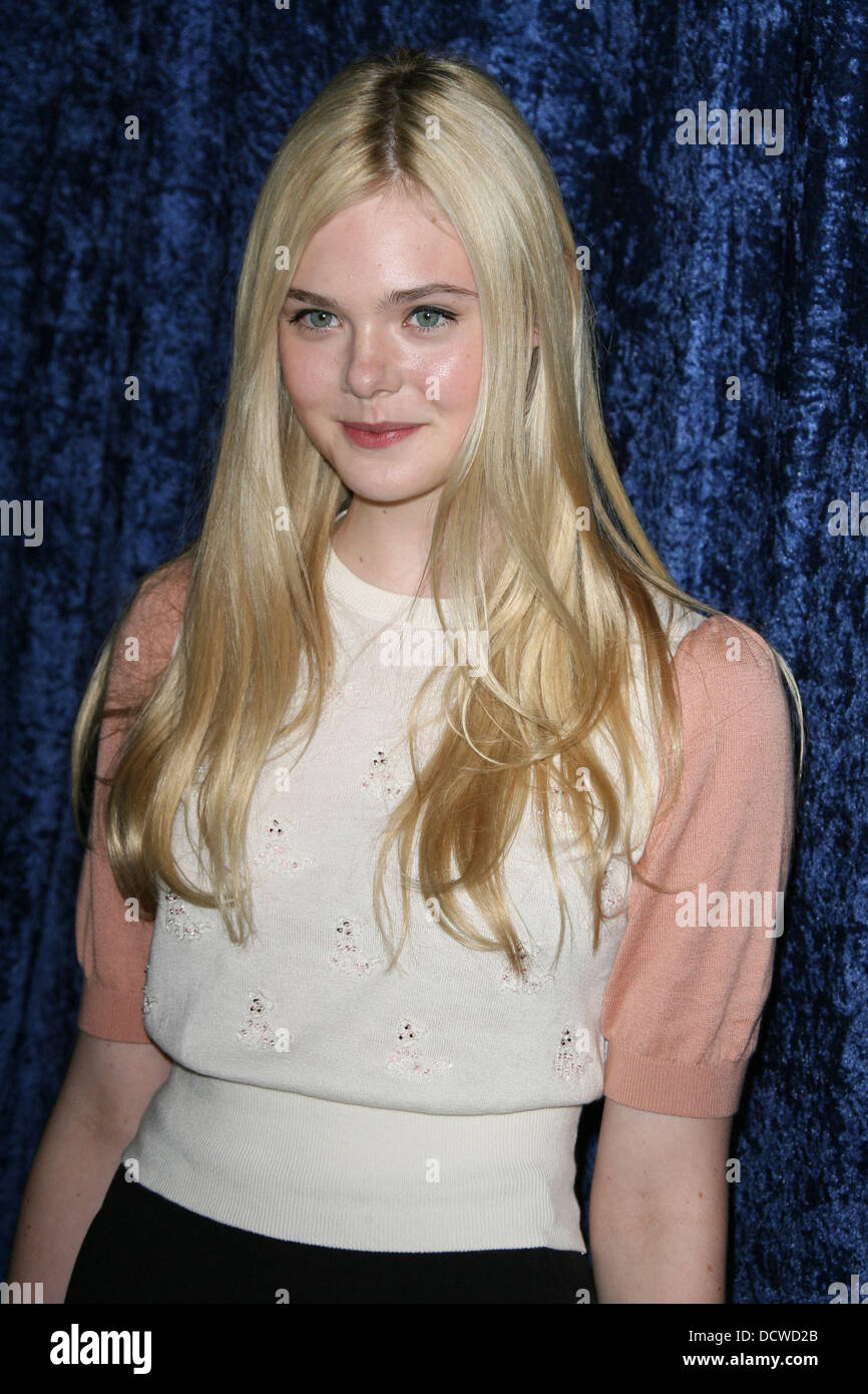 Elle Fanning Super 8 Blueray and DVD and Screening held at The Academy of Motion Picture Arts and Sciences Los Angeles, California - 22.11.11 Stock Photo - Alamy
