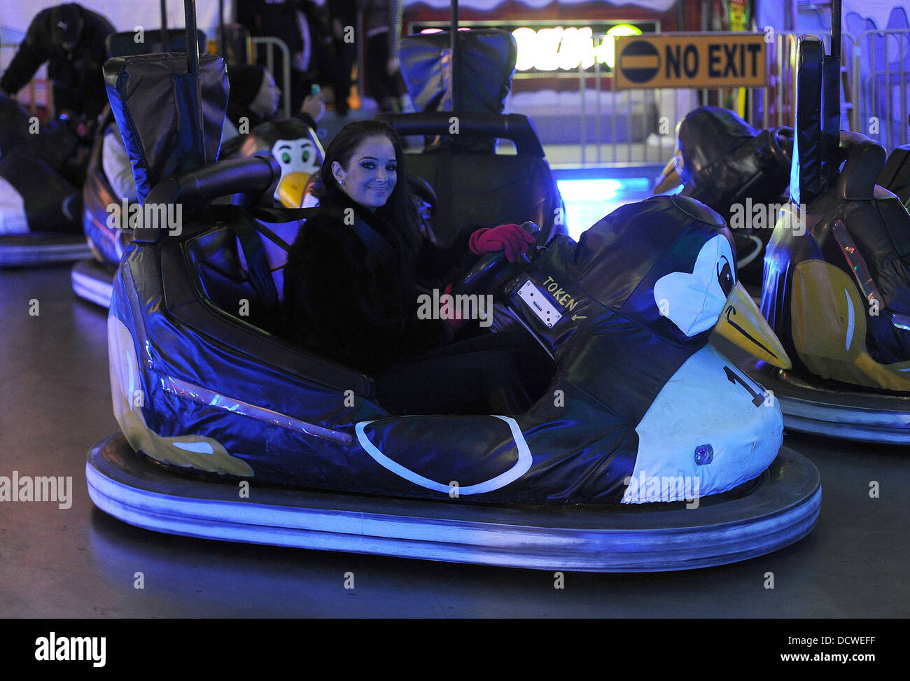 Tulisa Contostavlos enjoy a night out at Winter Wonderland with X