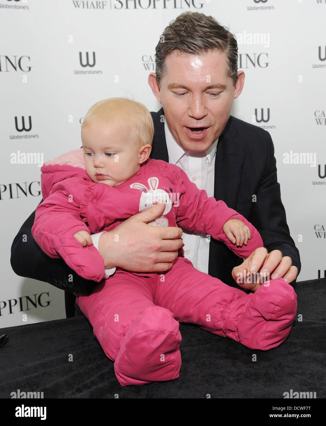 Lee Evans signs copies of his book 'The Life Of Lee' at Waterstone's