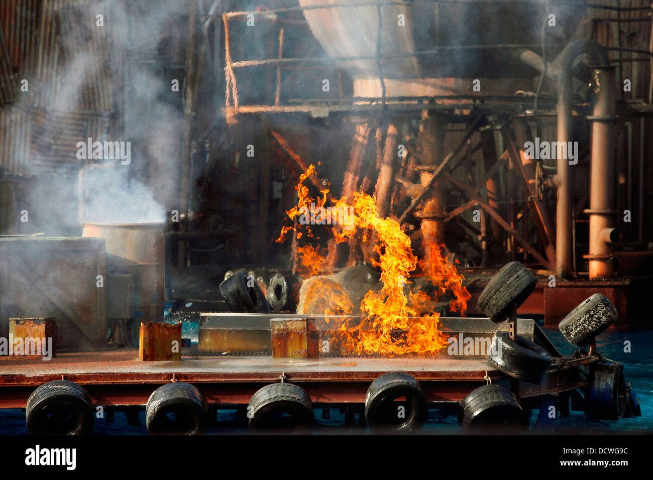 Show called Waterworld Stock Photo