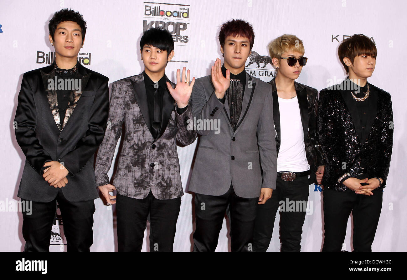 BEAST 2011 Billboard KPOP Masters at MGM Grand Garden Arena at MGM ...