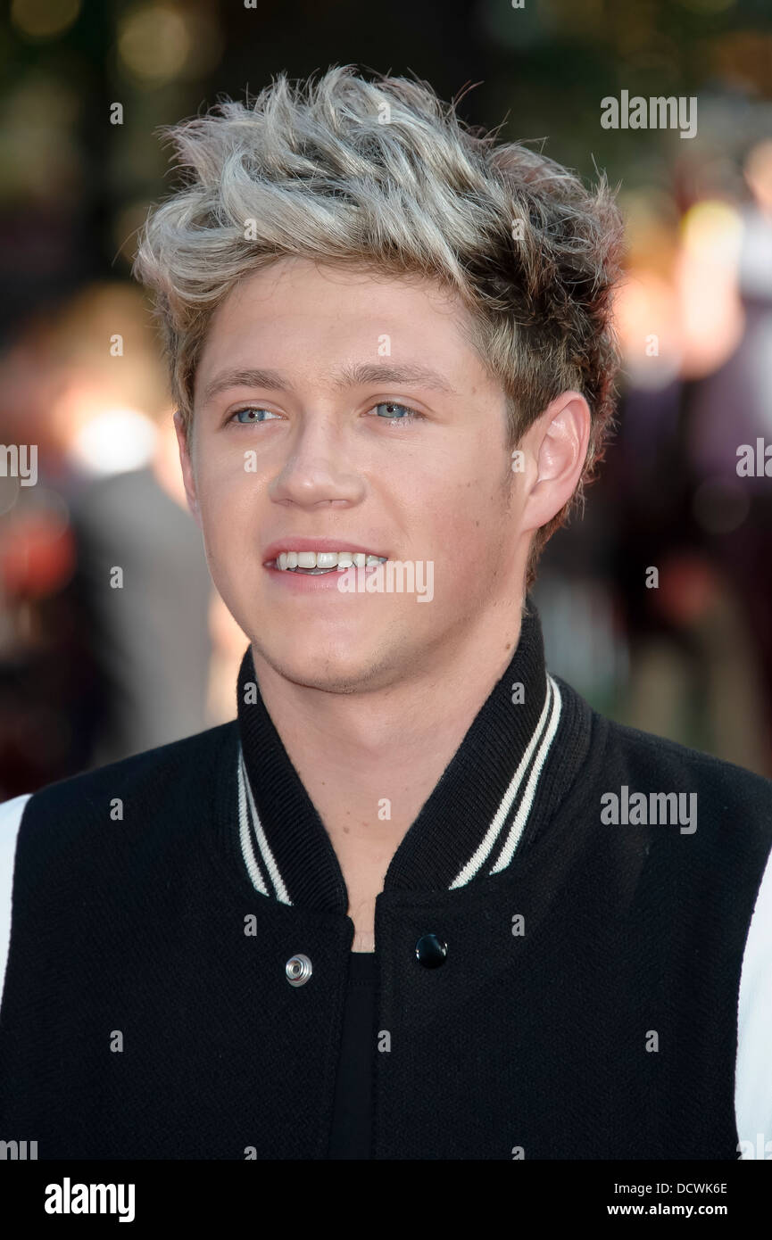 Niall Horan arrives for the UK Premiere of 'One Direction: This Is Us 3D' at a central London cinema. Stock Photo