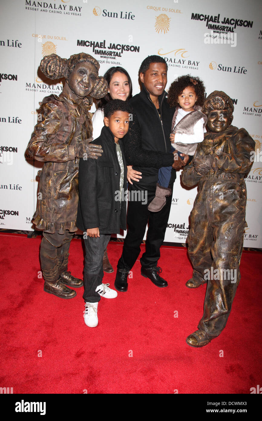 Babyface The opening of Michael Jackson's 'The Immortal World Tour' at