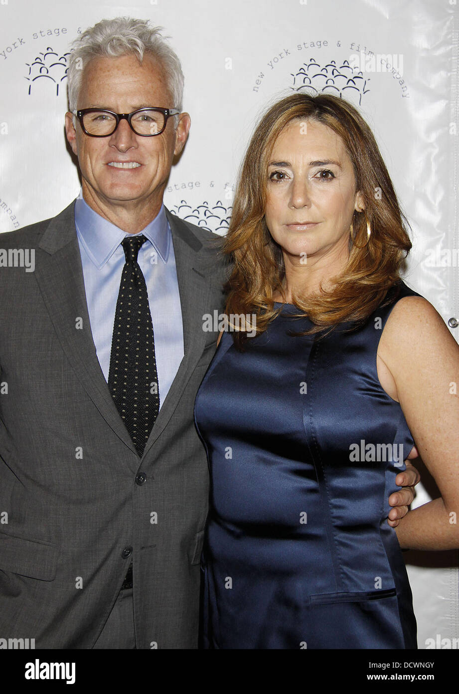 John Slattery and Talia Balsam  The 2011 New York Stage and Film Winter Gala held at The Plaza Hotel - Arrivals.  New York City, USA - 04.12.11 Stock Photo
