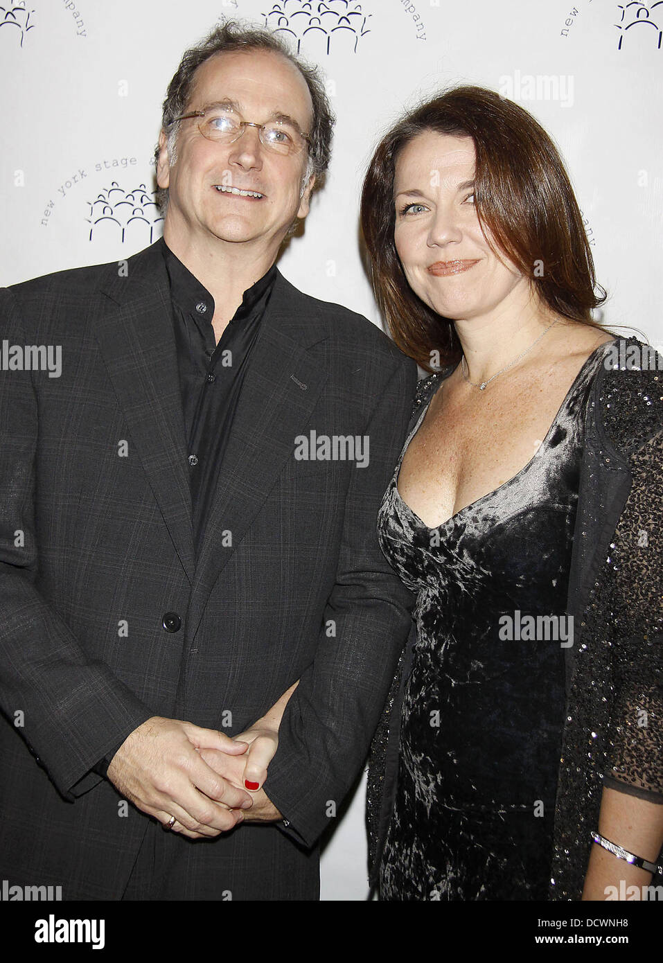 Mark Linn-Baker and Adrianne Lobel  The 2011 New York Stage and Film Winter Gala held at The Plaza Hotel - Arrivals.  New York City, USA - 04.12.11 Stock Photo