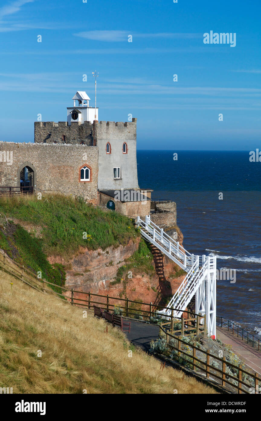 Clock Tower Tea Rooms, Sidmouth, Devon Stock Photo Alamy