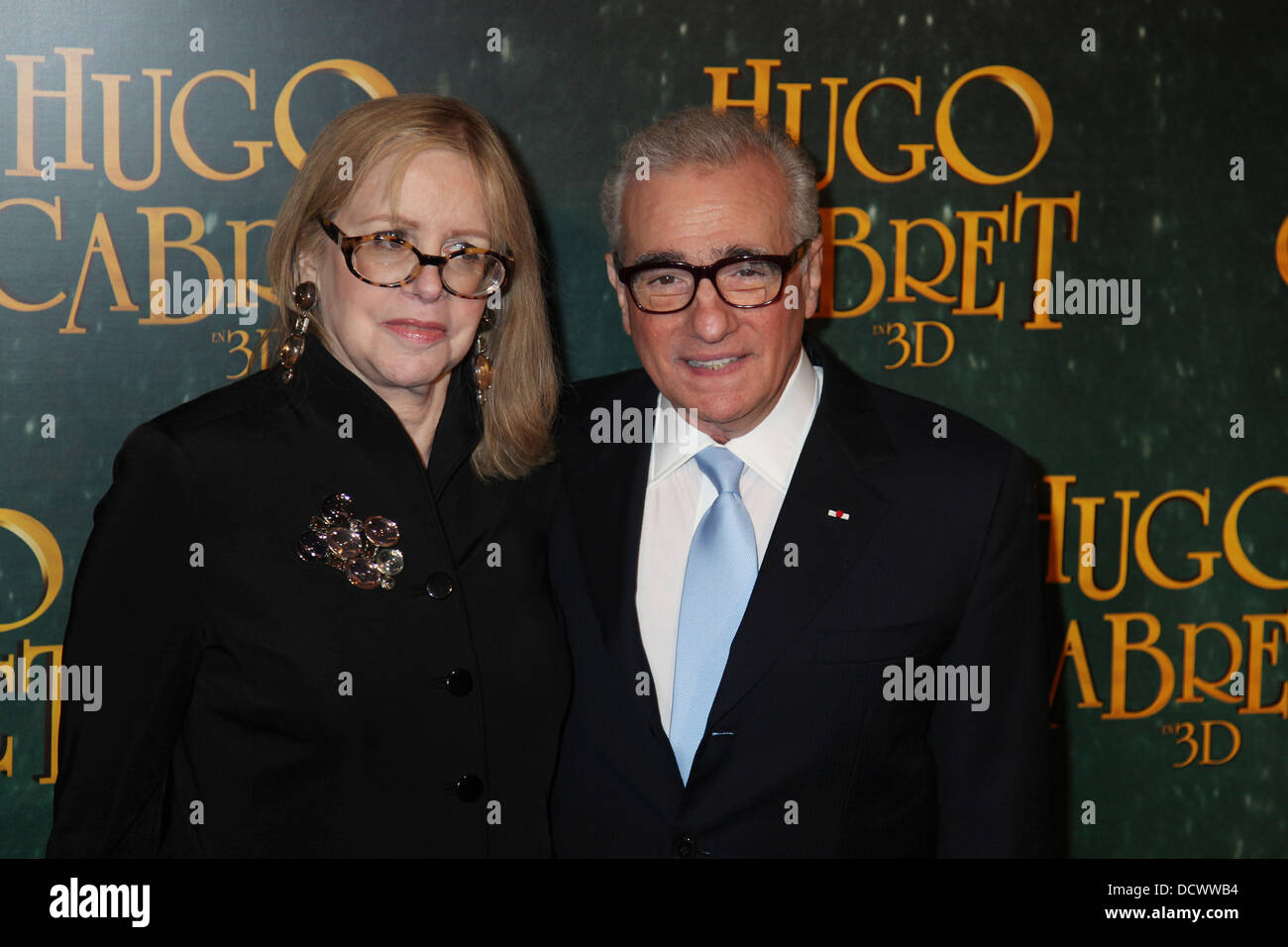 Martin Scorsese with his wife Helen The Premiere of 'Hugo' held at UGC