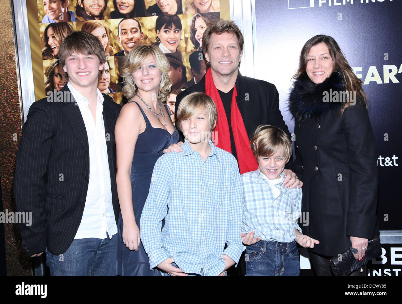 Jesse Bon Jovi, Stephanie Rose Bon Jovi, Romeo Jon Bon Jovi, Jon Bon Stock  Photo - Alamy
