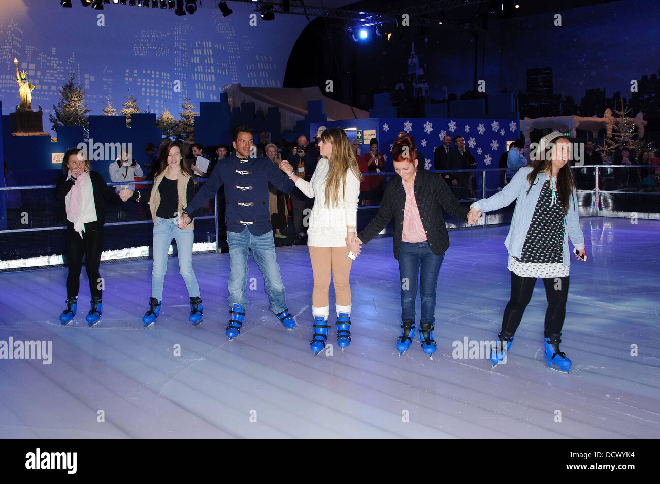 Peter Andre  launches Christmas in New York at Glow, Bluewater Shopping Centre Kent, England - 08.12.11 Stock Photo