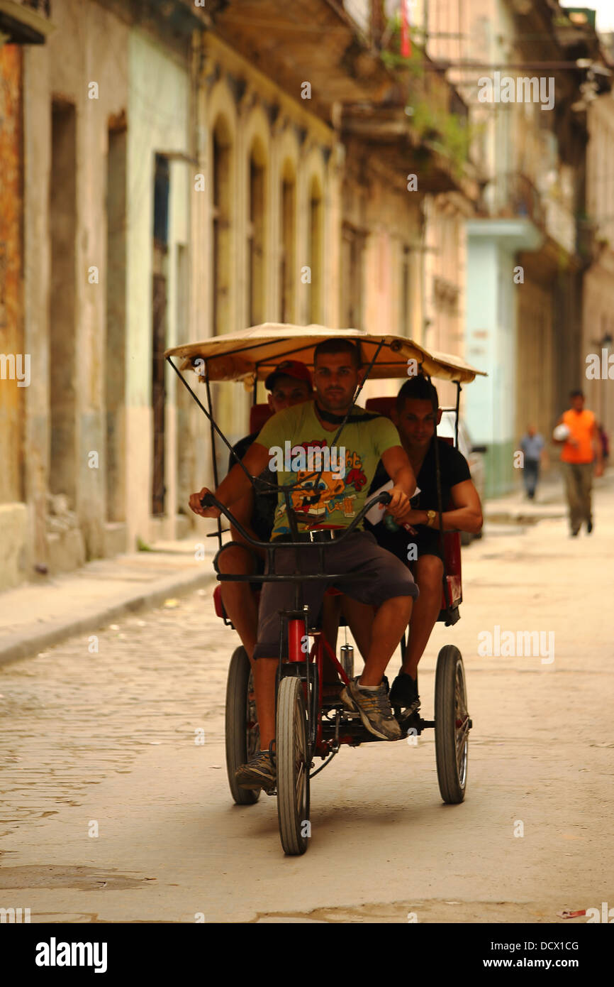 Caribbean Havana Cuba street scenes showing local people, buildings, museums and modes of transport Stock Photo