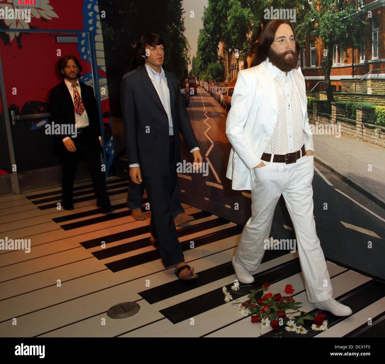 Atmosphere Madame Tussauds unveils The Beatles wax figures in Hollywood