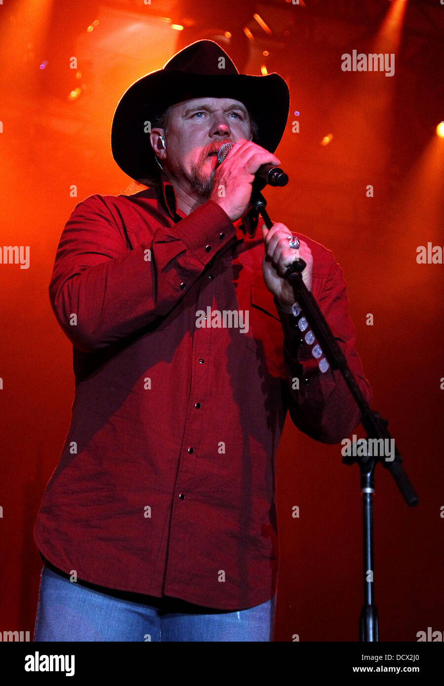 Trace Adkins performing at Riviera Hotel and Casino Las Vegas, Nevada - 09.12.11 Stock Photo