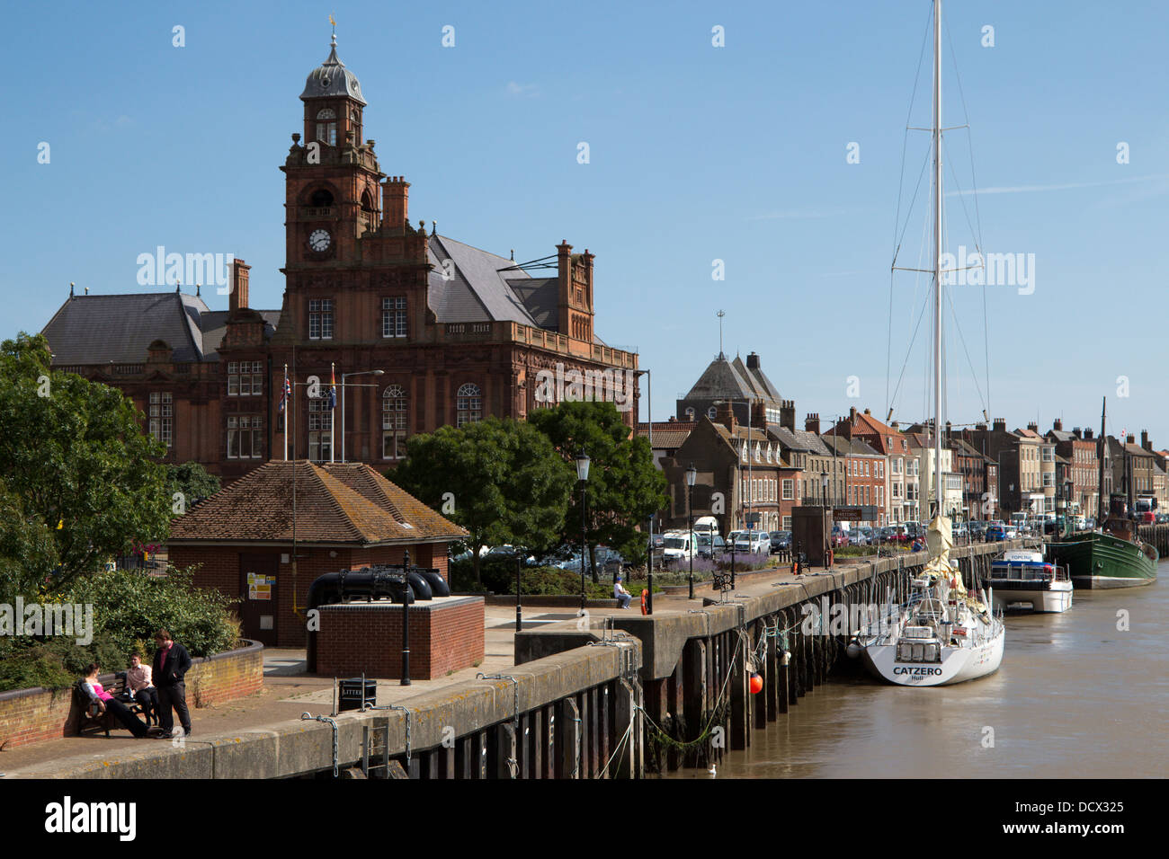 Great Yarmouth town hall historic quay norfolk east anglia england uk