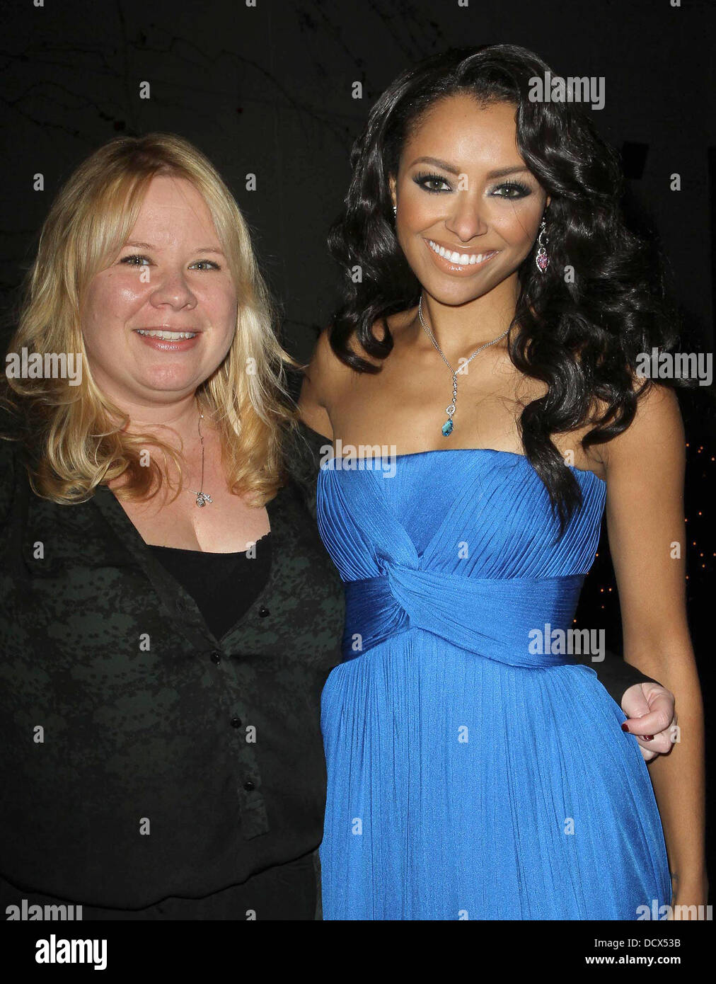 Julie Plec and Kat Graham The Ripple Effect Benefiting The Water Project  Charity held at Sunset Luxe Hotel - Inside Los Angeles, California -  10.12.11 Stock Photo - Alamy