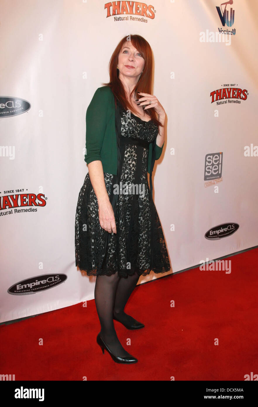 Cassandra Peterson  VocalizeU.com Launch Party at Rolling Stone Lounge Hollywood, California - 10.12.11 Stock Photo