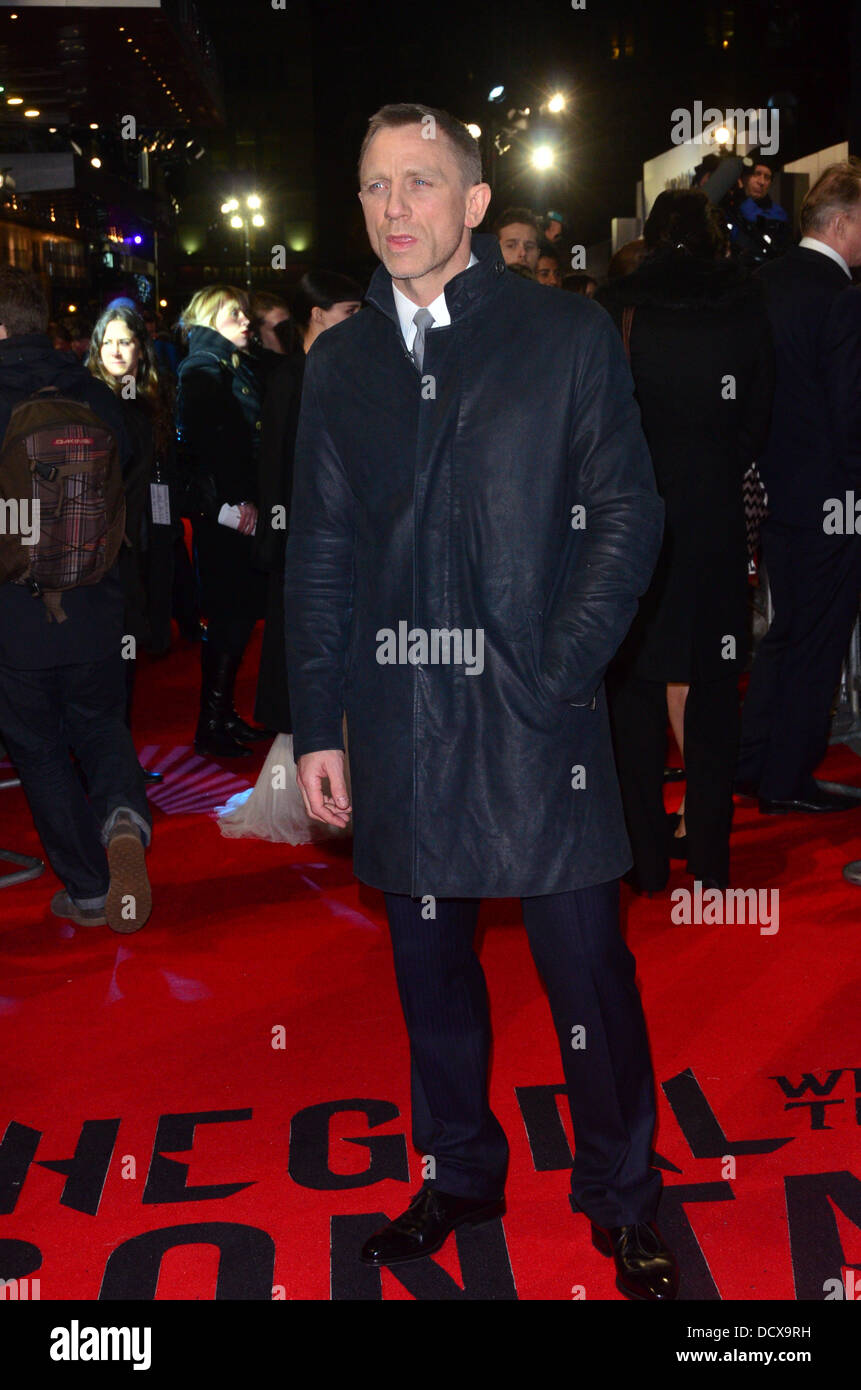 Daniel Craig The Girl With The Dragon Tattoo World Premiere held at