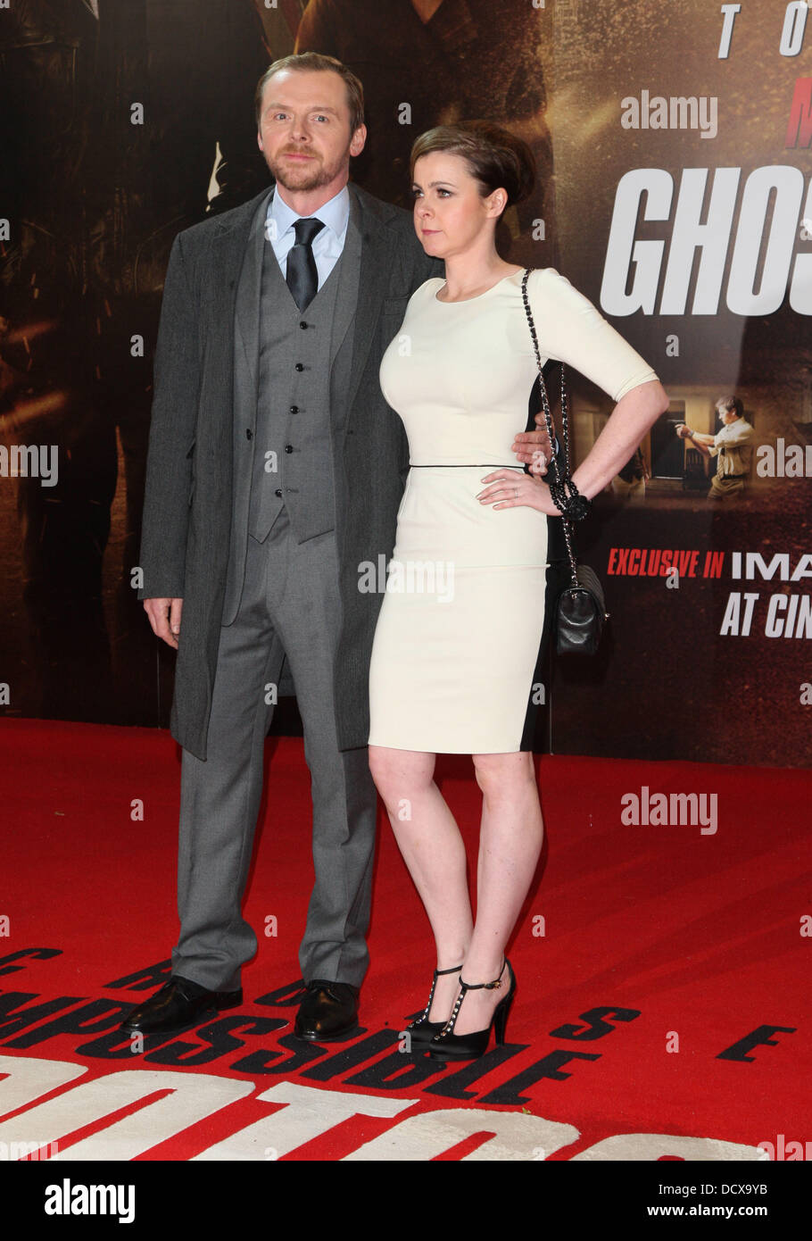 Simon Pegg And Wife