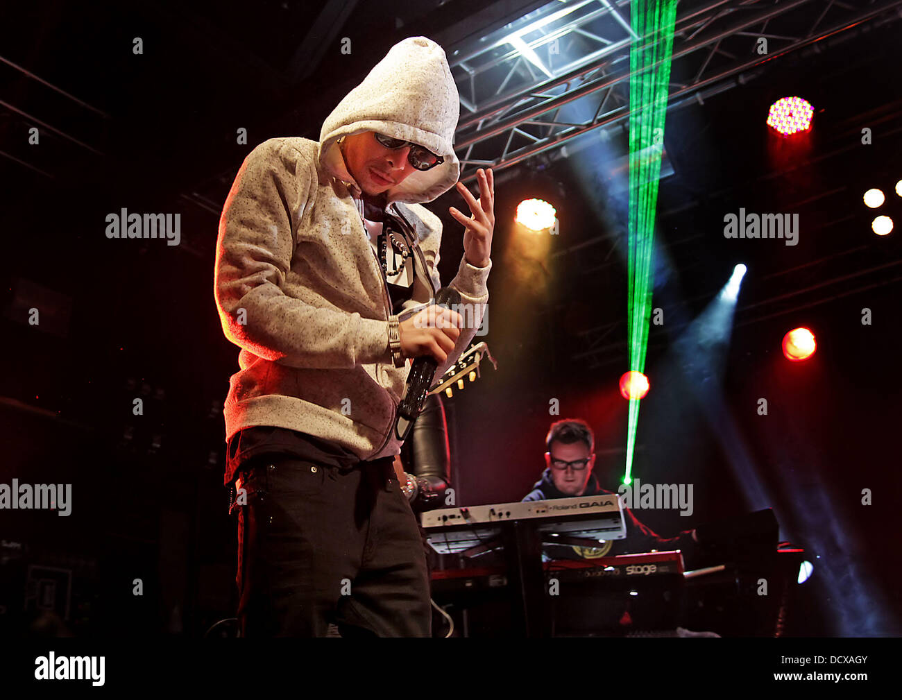 Rapper Dappy aka Costadinos Contostavlos performing at Liverpool O2 ...