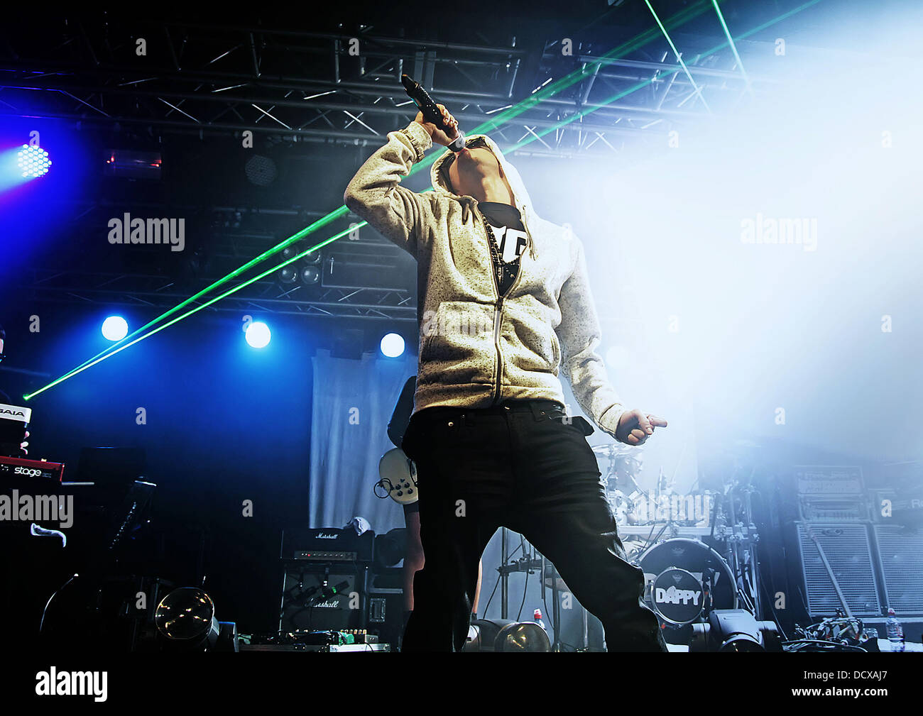 Rapper Dappy aka Costadinos Contostavlos performing at Liverpool O2 ...