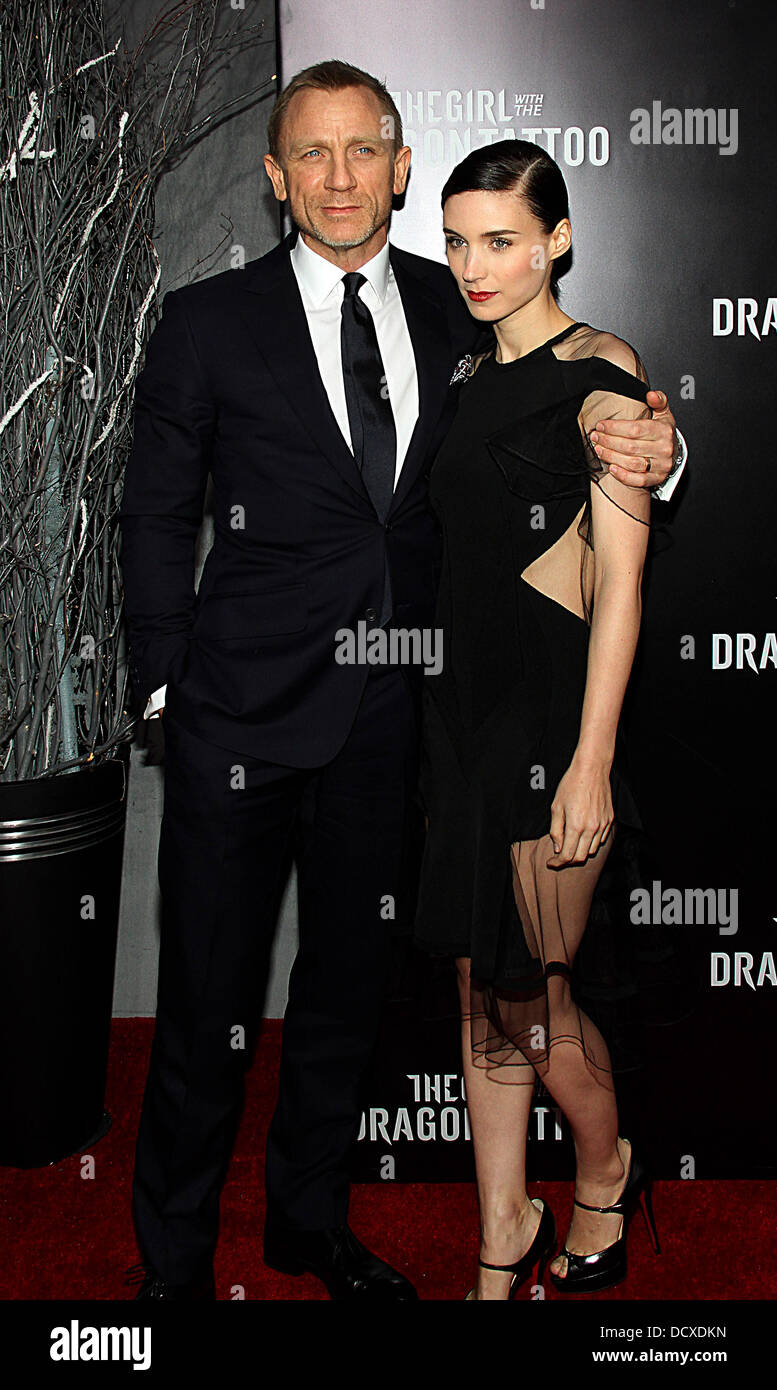 Daniel Craig and Rooney Mara 