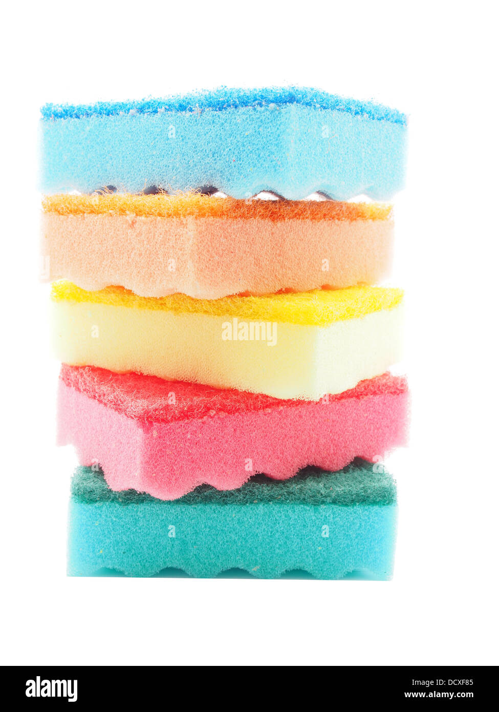 sponge isolated on the white background Stock Photo - Alamy