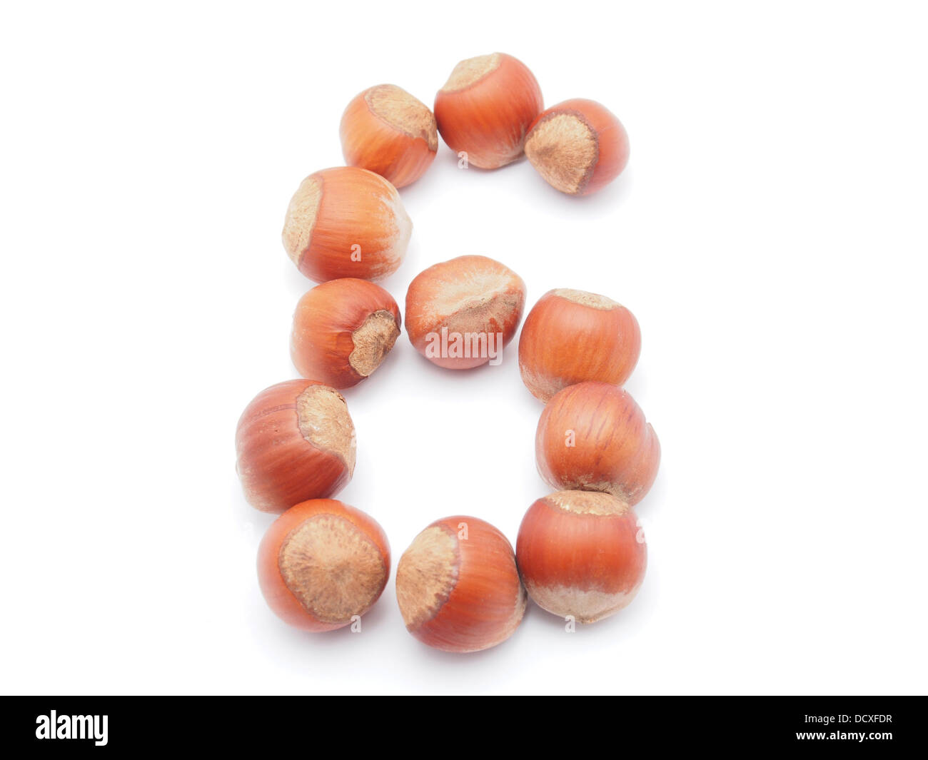 numbers of hazelnut Stock Photo - Alamy