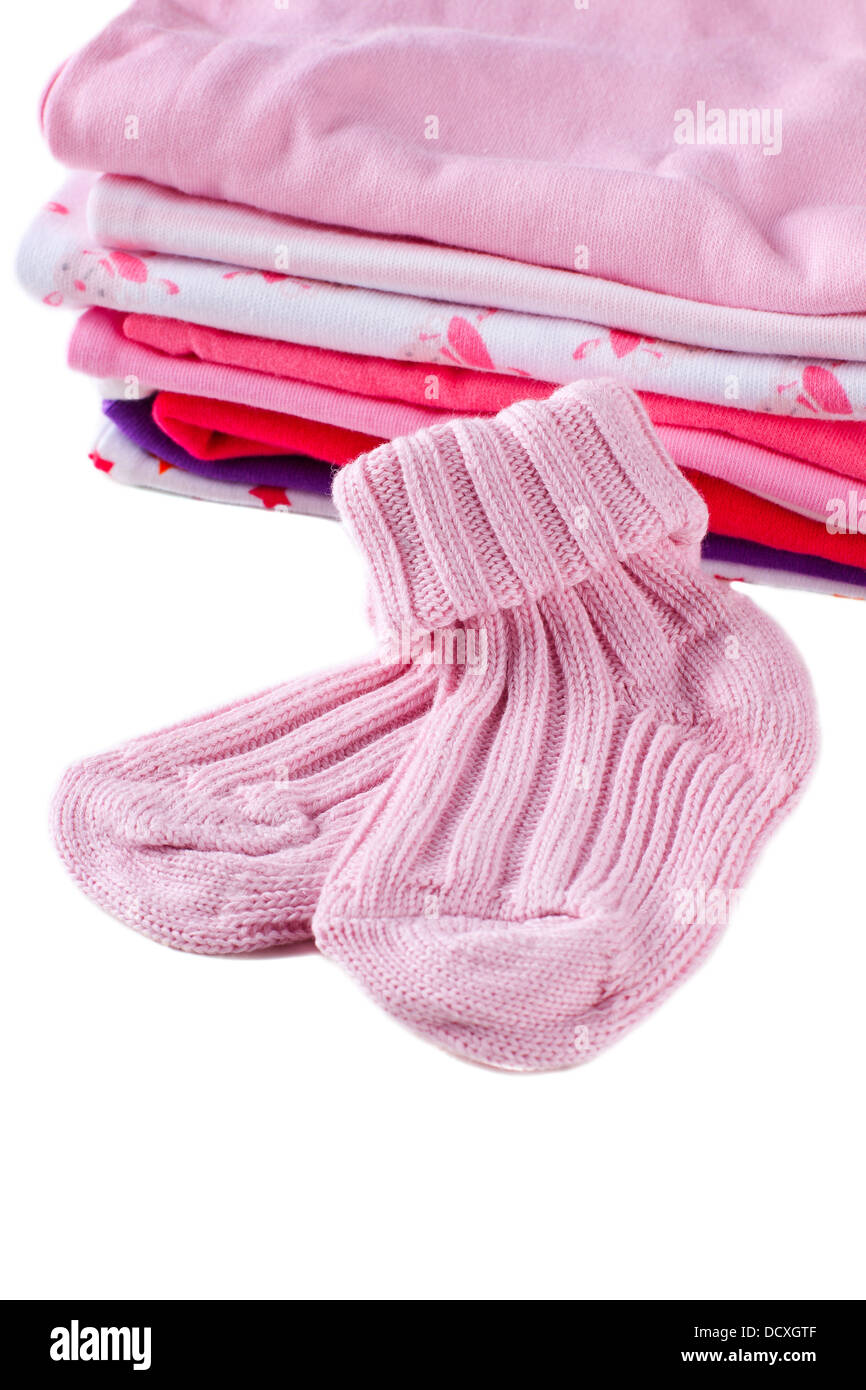 Toddler Girls' 5 Pairs Socks Pink Color Block Patchwork Summer Spring Sweet Daily Wear 1-12 Years # main image 1