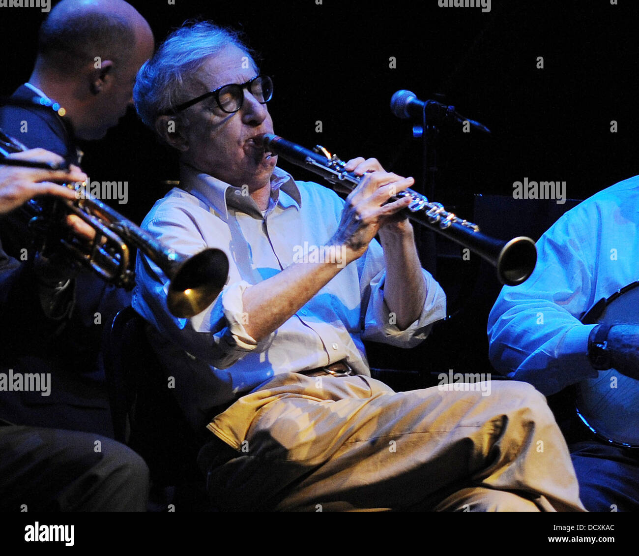 Woody Allen and his New Orleans Jazz Band perform at the Fillmore Miami