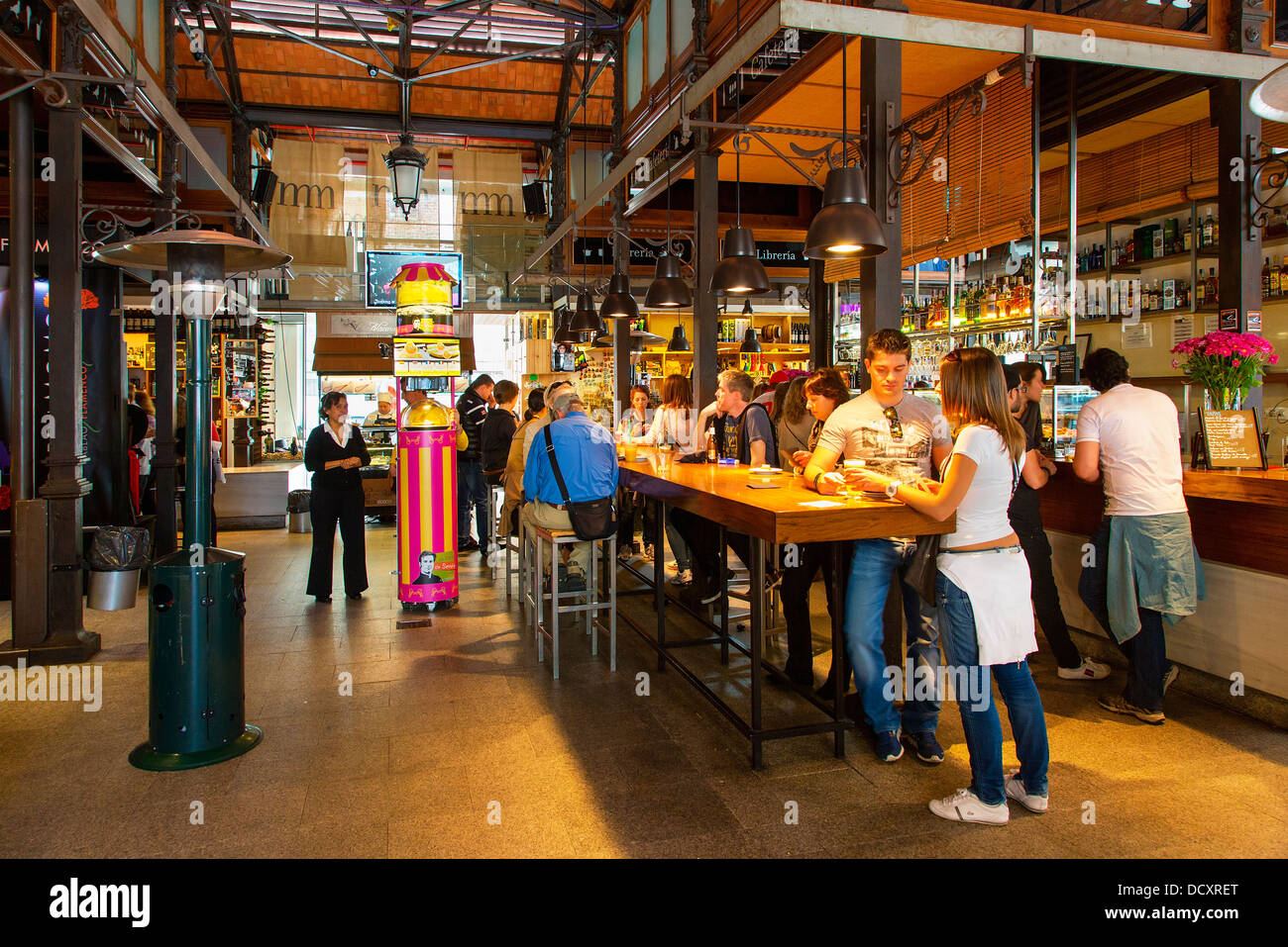 Madrid, San Miguel Market. Stock Photo