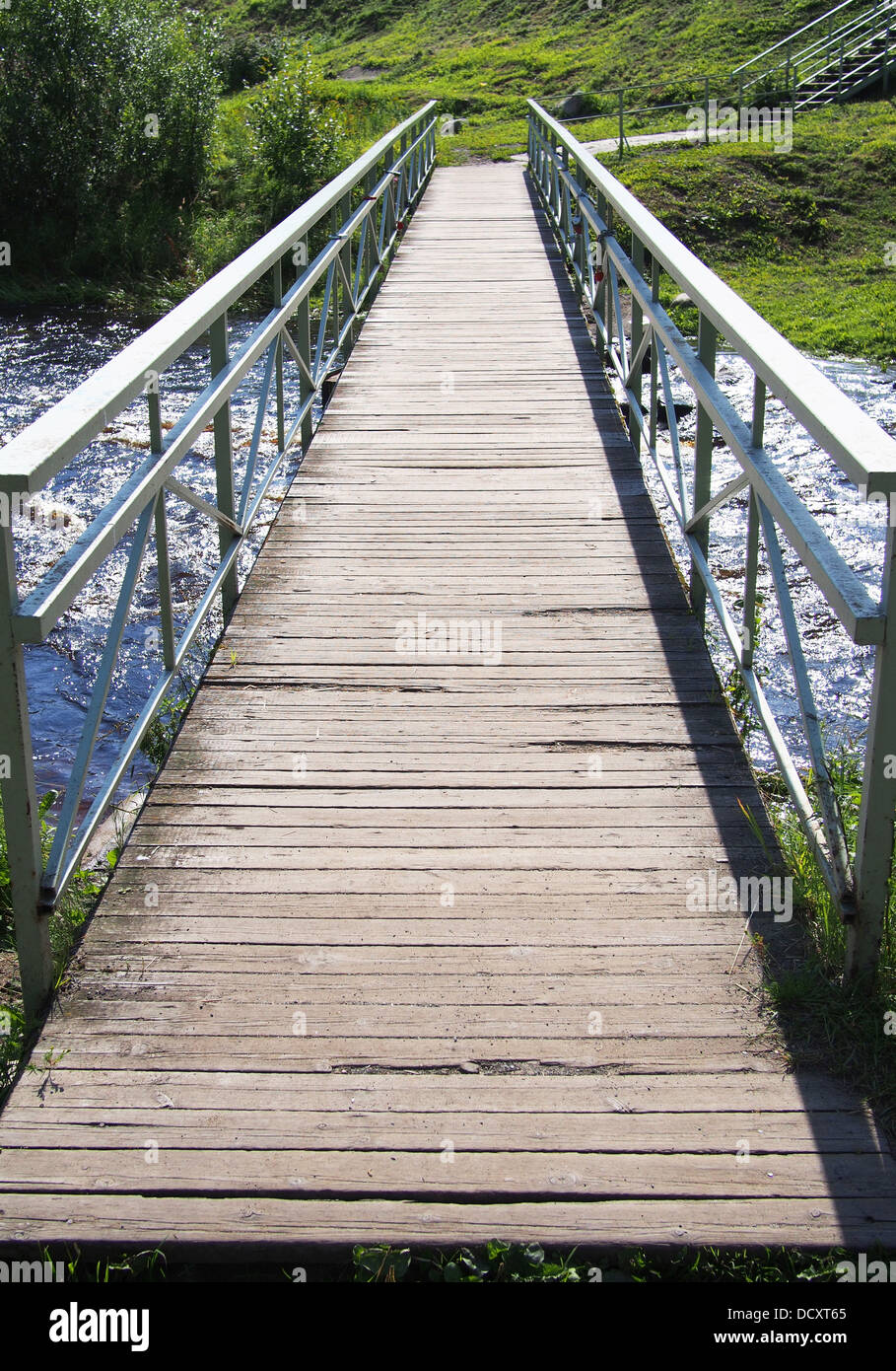 bridge over the river Stock Photo