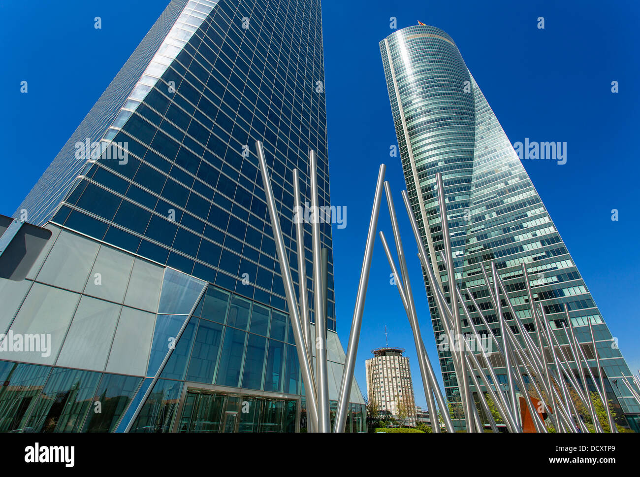 Madrid, Financial District Stock Photo