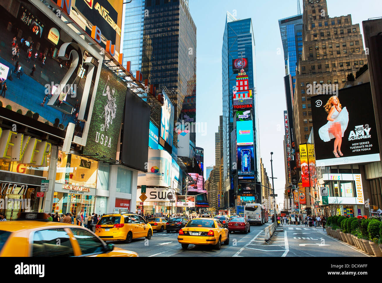 New York City Times square Stock Photo